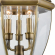 Ashford 12"W 3 Light Outdoor Pendant in Antique Brass & Glass