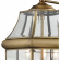 Ashford 12"H 3 Light Outdoor Wall Sconce in Antique Brass & Glass