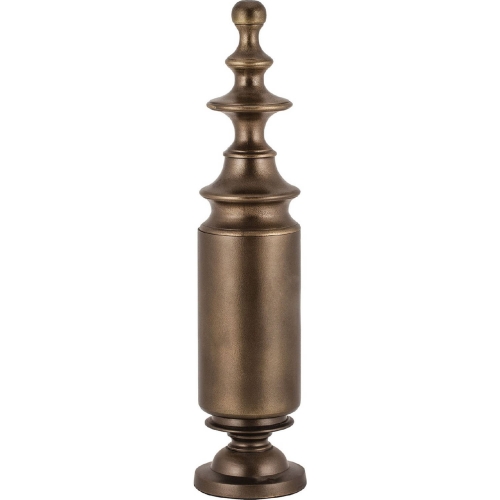 Short Footed Brass Finial