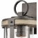 Annenberg 1 Light Outdoor Sconce in Anvil Iron, Distressed Gray & Seed Glass