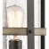 Annenberg 1 Light Outdoor Post Light in Anvil Iron, Distressed Gray & Seed Glass