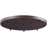 Illuminare Accessories 8 Light Round Light Pan in Oil Rubbed Bronze