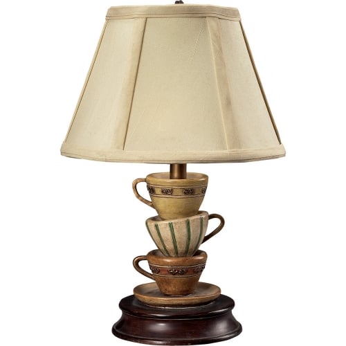 Stacked Tea Cups Accent Lamp