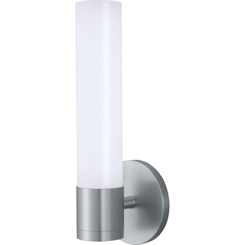 Abbott Sconce in Brushed Nickel & Shiny Opal Glass