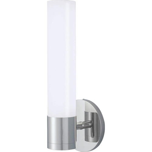 Abbott Sconce in Chrome & Shiny Opal Glass