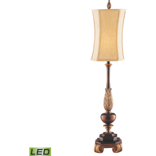 Sweet Ginger 35.5"H 1 Light Table Lamp in Antique Gold Resin(Includes LED Bulb)