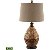 Weston 29"H 1 Light Table Lamp in Natural Resin (Includes LED Bulb)