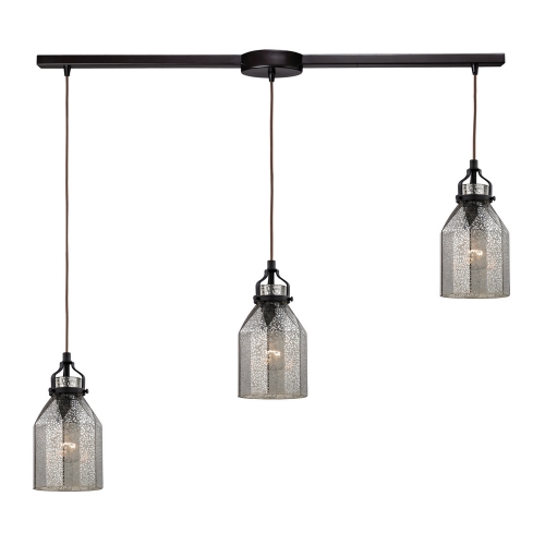 Danica 3 Light Chandelier in Oil Rubbed Bronze