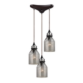 Danica 3 Light Chandelier in Oil Rubbed Bronze