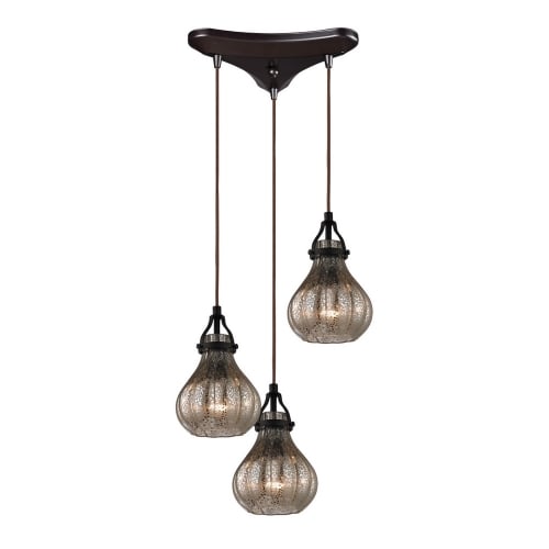 Danica 3 Light Chandelier in Oil Rubbed Bronze