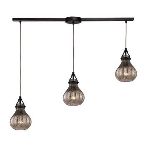 Danica 3 Light Chandelier in Oil Rubbed Bronze