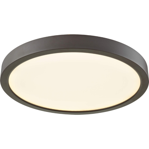 Titan 10"W 1 Light Flush Mount in Oil Rubbed Bronze