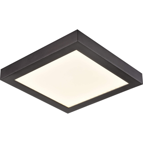 Titan 6"W Integrated LED Square Flush Mount in Oil Rubbed Bronze