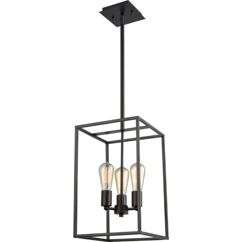 Williamsport 10"W 3 Light Chandelier in Oil Rubbed Bronze