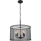 Williamsport 18"W 5 Light Chandelier in Oil Rubbed Bronze