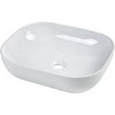 14.8" Slim Art Vessel Sink in White