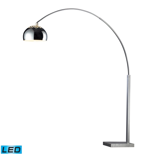 70" Penbrook Arc LED Floor Lamp in Chrome