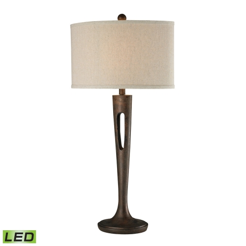 35" Martcliff LED Table Lamp in Burnished Bronze