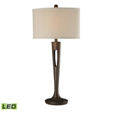 35" Martcliff LED Table Lamp in Burnished Bronze