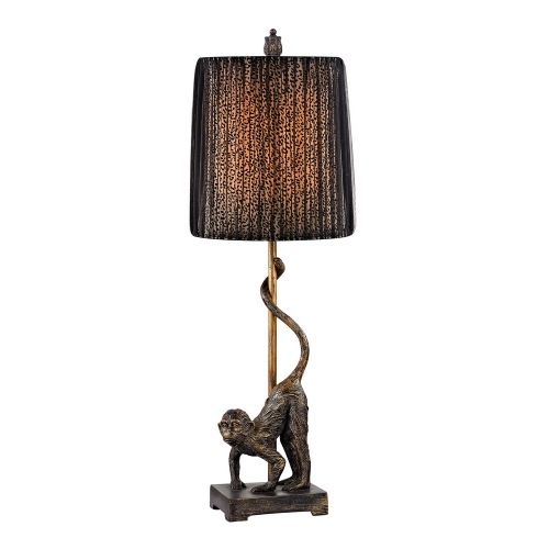 26" Aston Monkey Table Lamp in Bronze