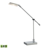 11-26" Bibliotheque Adjustable LED Desk Lamp in Polished Chrome