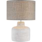 Rockport 17"H 1 Light Table Lamp in Polished Concrete