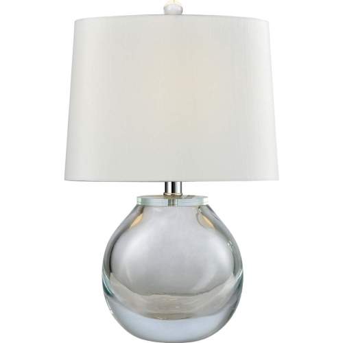 Playa Linda 19"H 1 Light Table Lamp in Clear Glass