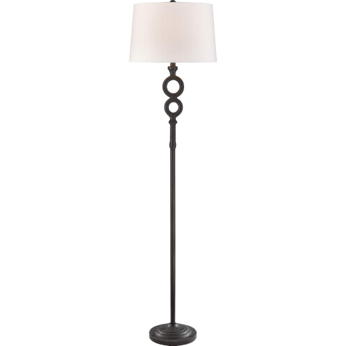 Hammered Home 67"H 1 Light Floor Lamp in Bronze Resin