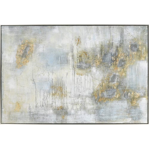 Remembered Gold Wall Art in Neutral & Gold Canvas