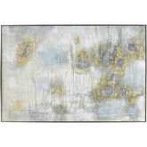 Remembered Gold Wall Art in Neutral & Gold Canvas