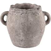 Tanis Vase in Gray Terracotta