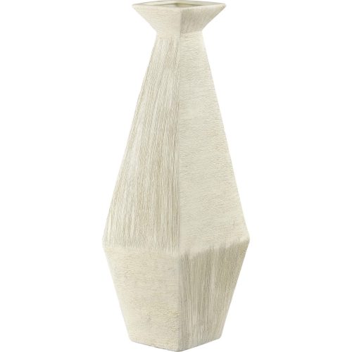 Tripp Vase in Beige Ceramic