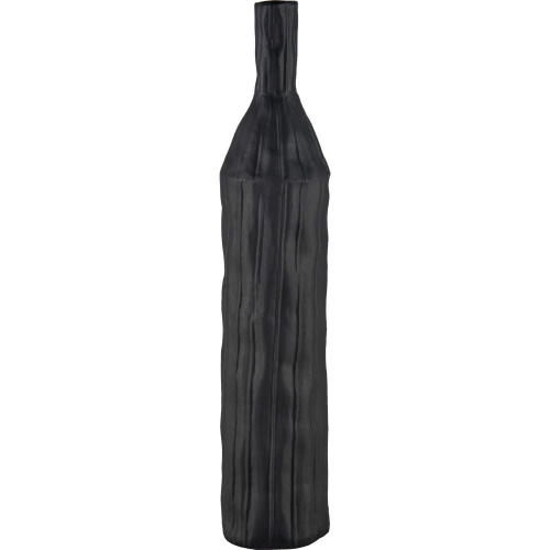 Carter Vase in Black Ceramic