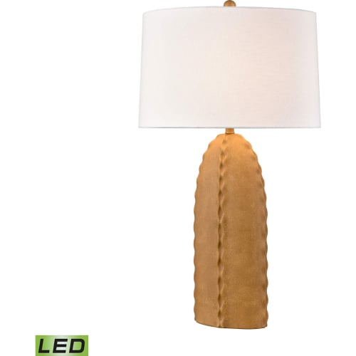 Alexa 33"H 1 Light Table Lamp in Terracotta (Includes LED Bulb)