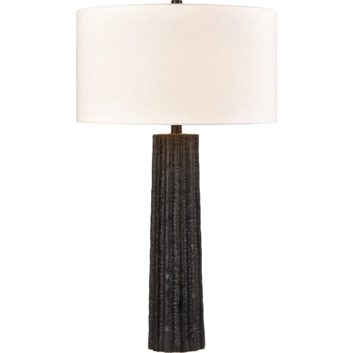 Albert 31"H 1 Light Table Lamp in Black Glaze (Includes LED Bulb)