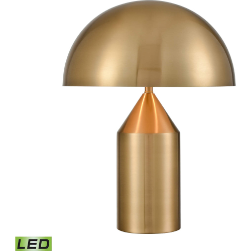 Pilleri 22"H 2 Light Desk Lamp in Brass (Includes LED Bulb)