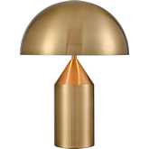 Pilleri 22"H 2 Light Desk Lamp in Brass