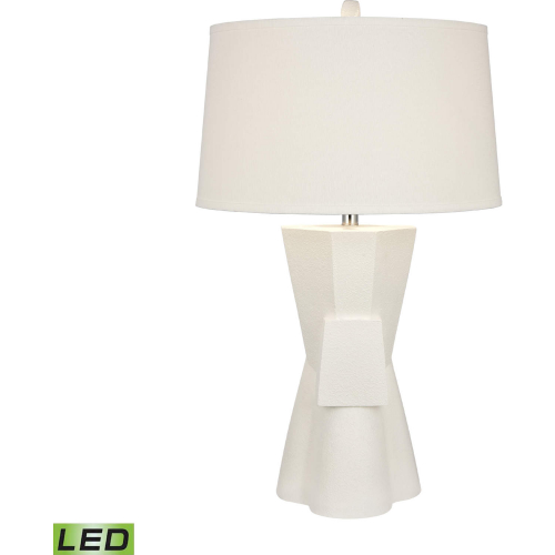 Helensville 32"H 1 Light Table Lamp in Dry White Resin (Includes LED Bulb)