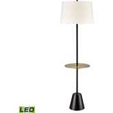 Abberwick 64"H 1 Light Floor Lamp (Includes LED Bulb)