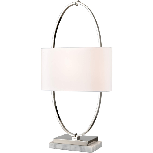 Gosforth 32"H 1 Light Table Lamp in Polished Nickel