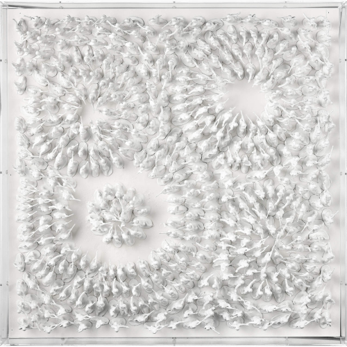 Viewpoint Dimensional Wall Art in White, White