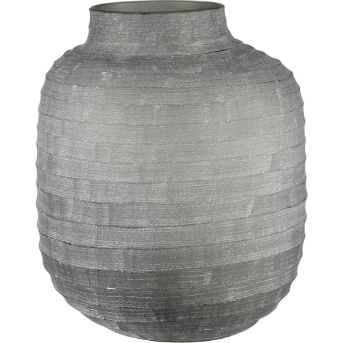 Otto Vase in Gray Frosted Glass