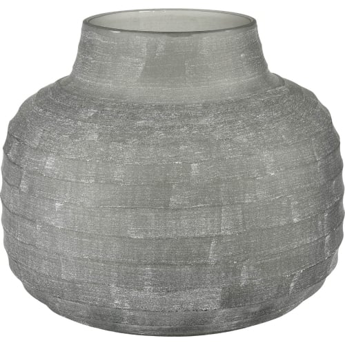 Otto Vase in Gray Frosted Glass