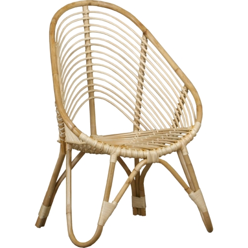 Rendra Accent Chair in Natural Finish Rattan