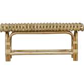 Rendra Bench in Natural Finish Rattan