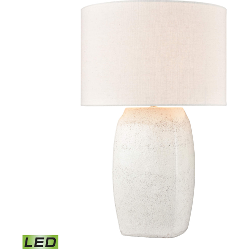 Abbeystead 23"H 1 Light Table Lamp in White (Includes LED Bulb)