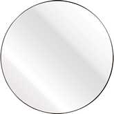 Beni 24" Mirror in Black Metal