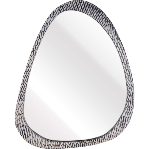 Morris Mirror in Gray Wash Wood