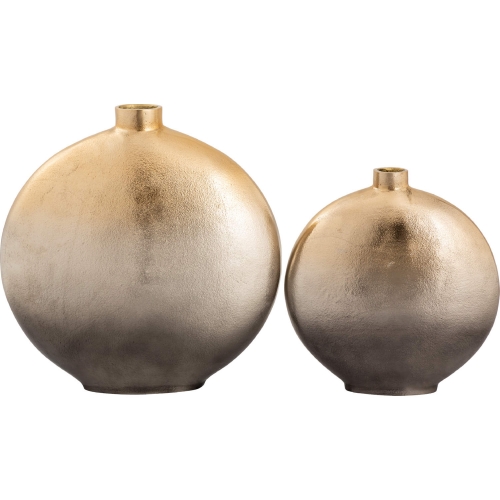 Alana Vase in Gold Ombre Metal (Set of 2)