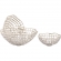 Shore Weave Basket Bowl in Nickel Aluminum (Set of 3)